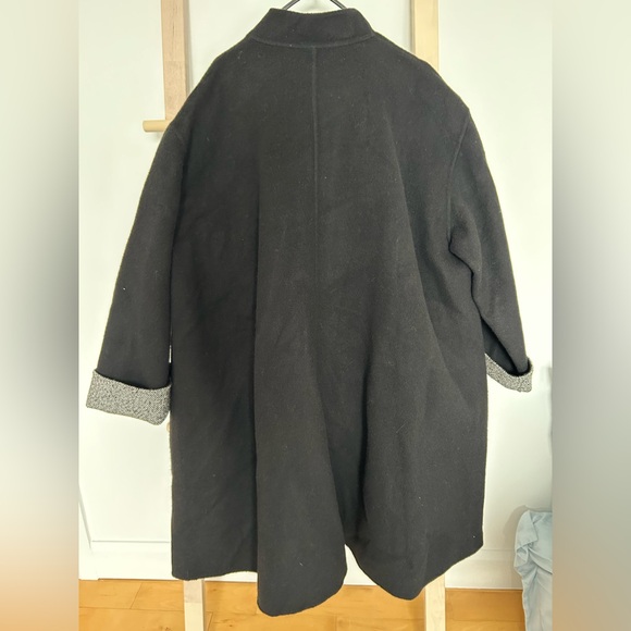 Black Christian Dior Cape Jacket Size 9 - Picture 2 of 5